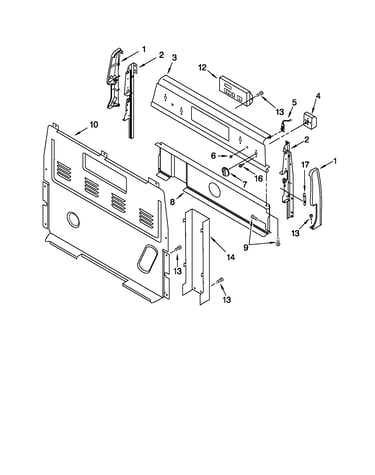 Control panel parts