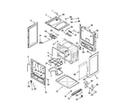 Whirlpool RF350BXGW1 chassis parts diagram