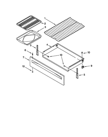 Drawer & broiler parts
