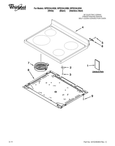 Cooktop parts