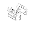 Whirlpool WFE324LWS0 control panel parts diagram