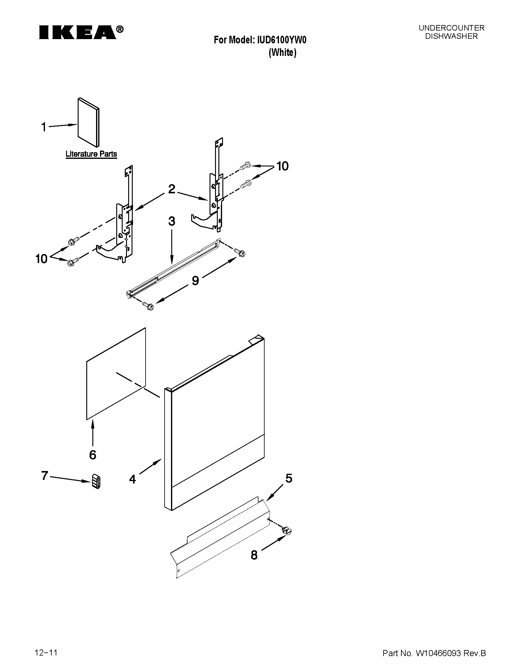 Door and panel parts
