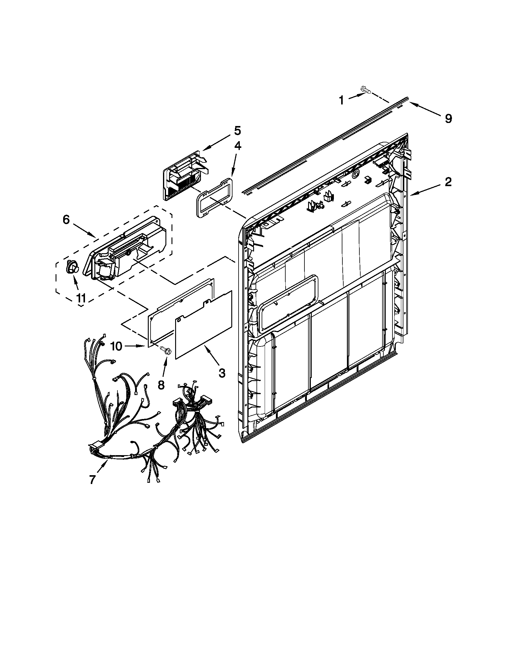 Inner door parts