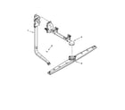 Ikea IUD6100YW0 upper wash and rinse parts diagram