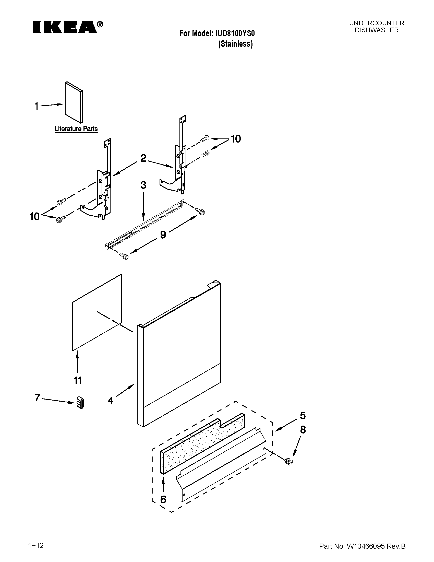 Door and panel parts