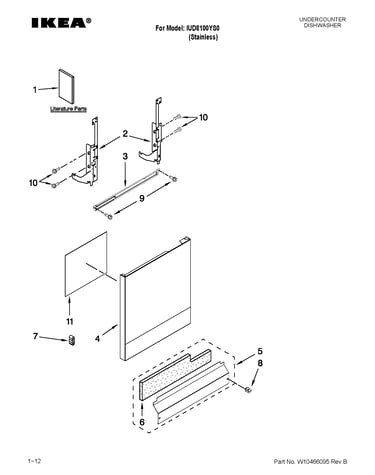 Door and panel parts