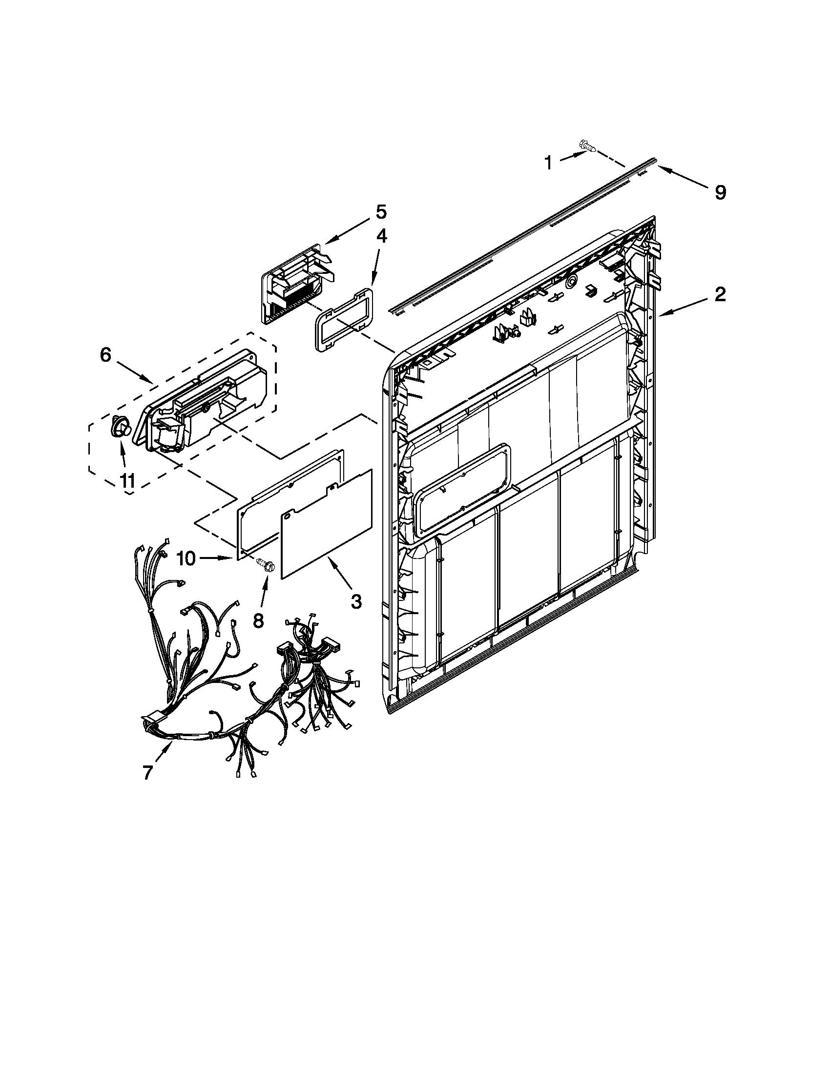Inner door parts