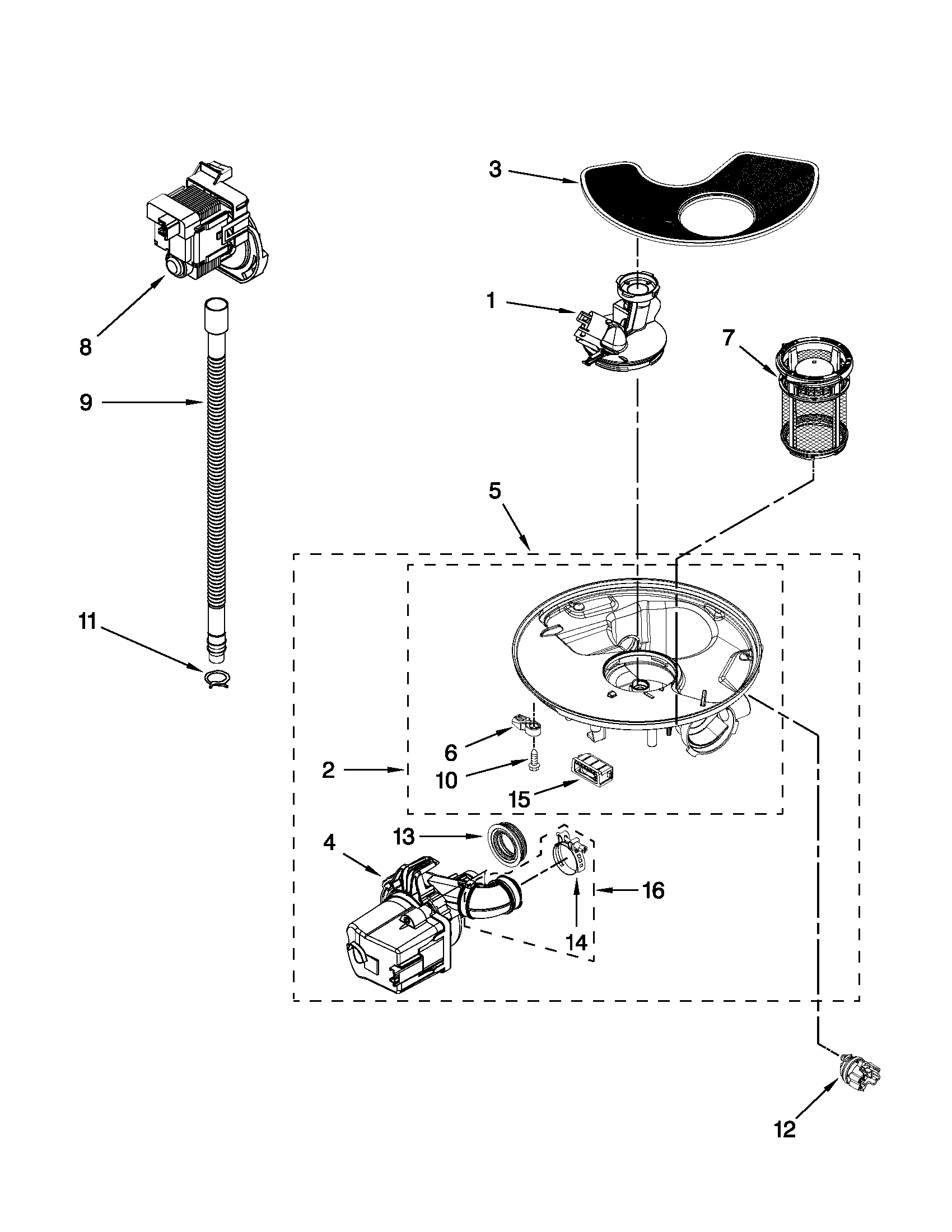 Pump and motor parts