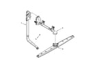 Ikea IUD8100YS0 upper wash and rinse parts diagram