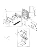 Dispenser front parts