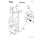 Whirlpool GI6FDRXXY07 cabinet parts diagram