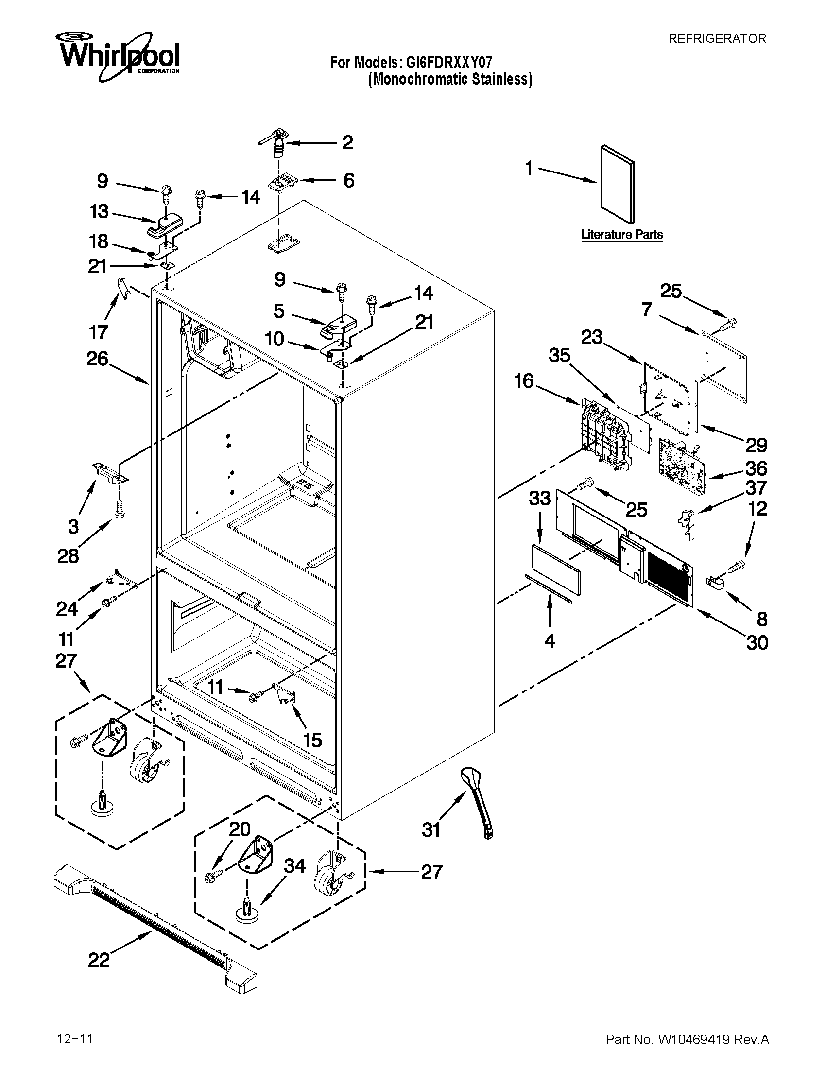 CABINET PARTS