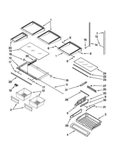 Shelf parts