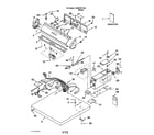 Whirlpool CGM2761TQ3 top and console parts diagram