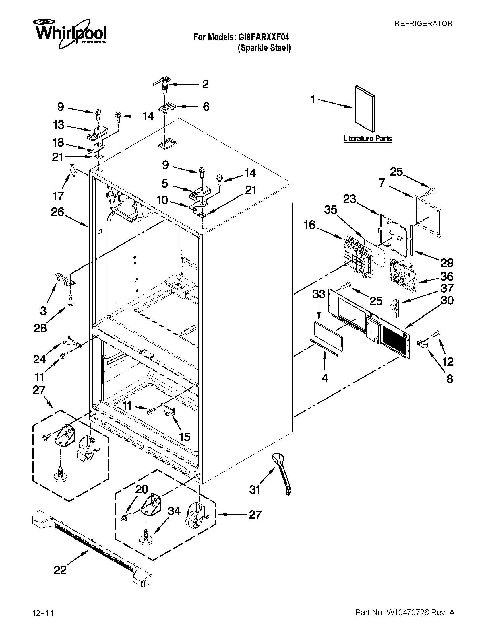 Cabinet parts