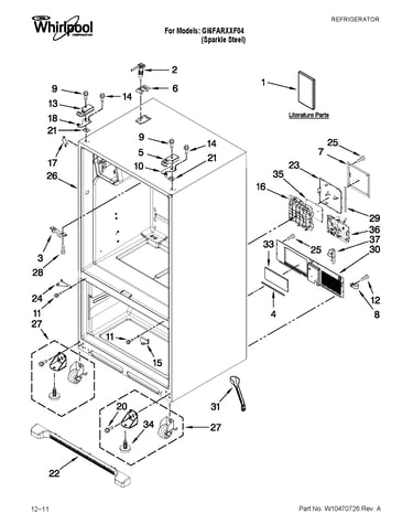 Cabinet parts