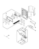 Dispenser front parts