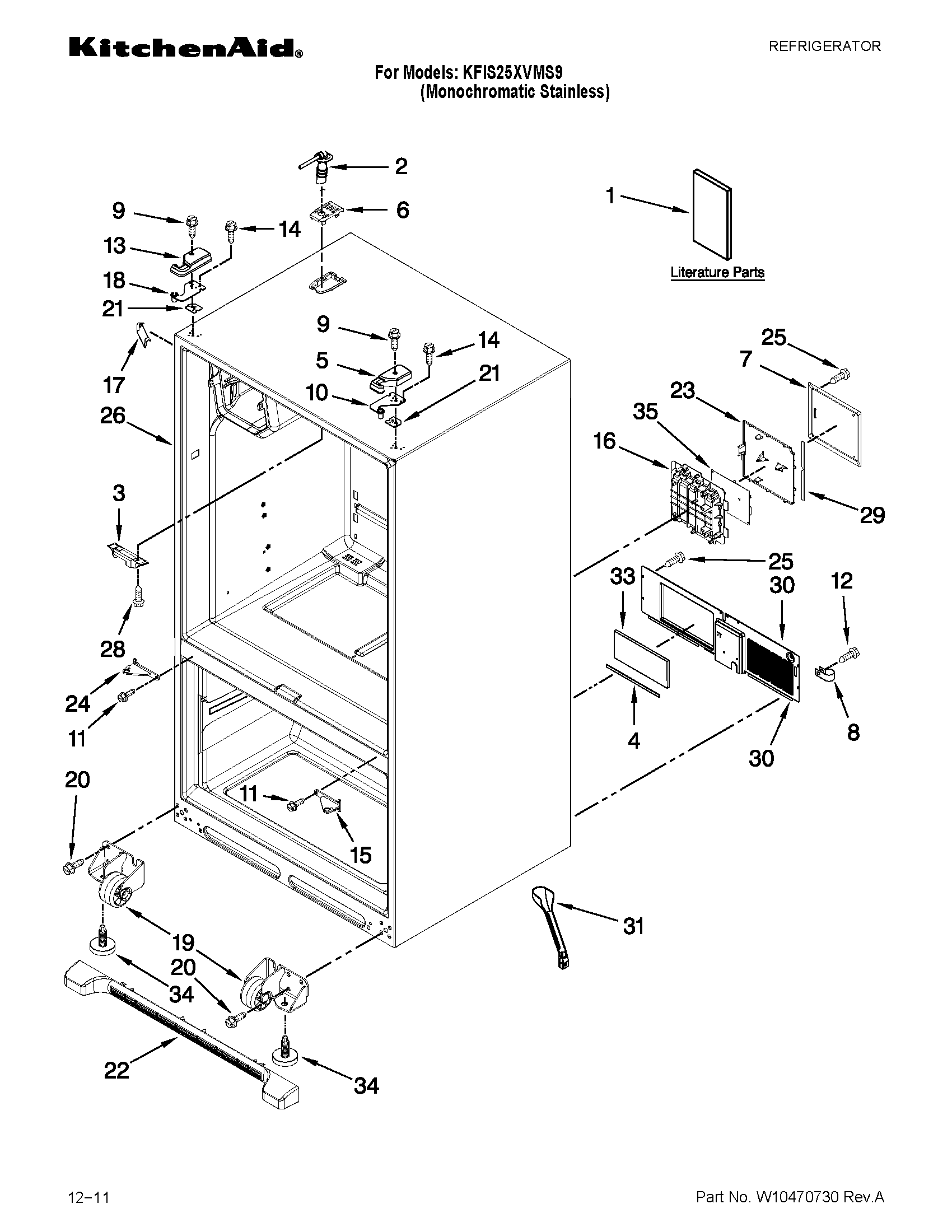 Cabinet parts