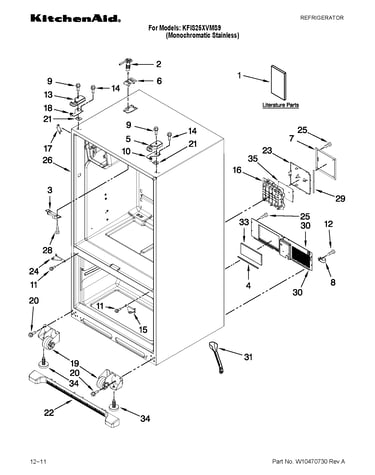 Cabinet parts