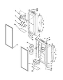 Refrigerator door parts