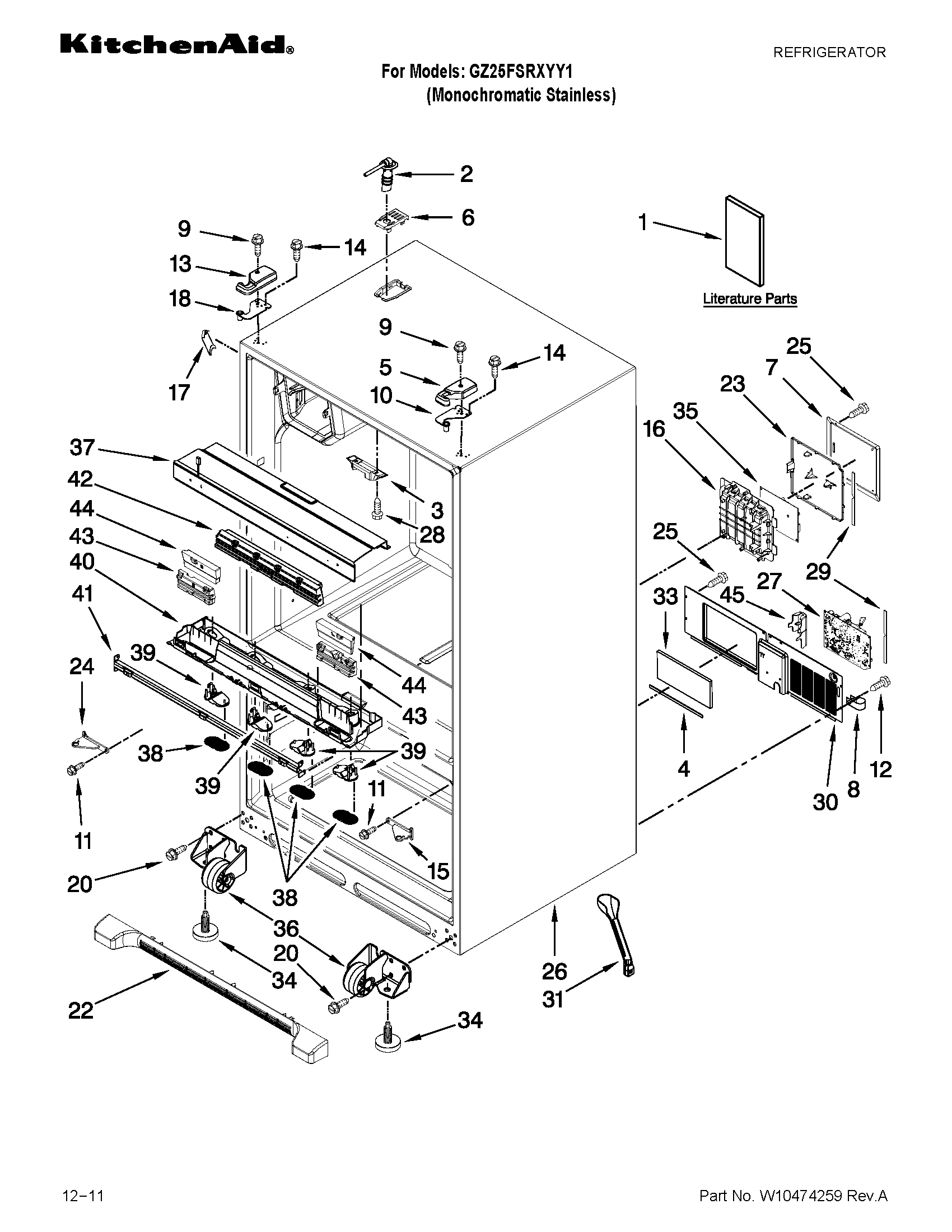 CABINET PARTS