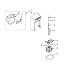 Motor and ice container parts