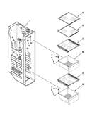 Freezer liner parts