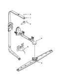 Upper wash and rinse parts