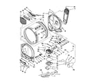 Whirlpool WGD8200YW1 bulkhead parts diagram
