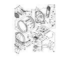 Whirlpool WGD8600YW1 bulkhead parts diagram