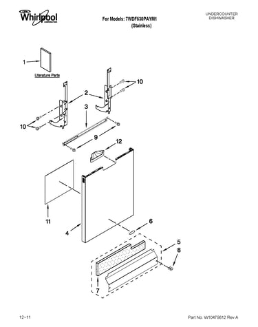 Door and panel parts