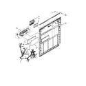 Whirlpool WDF310PLAT0 inner door parts diagram