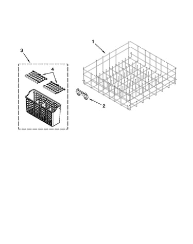 Lower rack parts