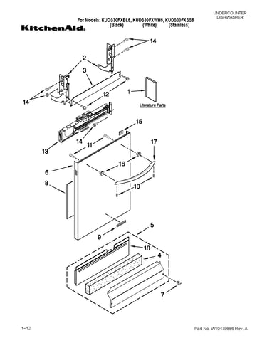 Door and panel parts