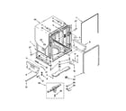 KitchenAid KUDS30FXSS5 tub and frame parts diagram