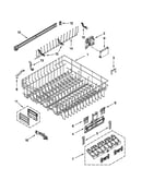 Upper rack and track parts