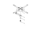 KitchenAid KUDS30FXWH5 lower washarm and strainer parts diagram