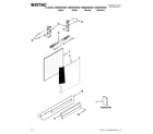 Maytag MDBH949AWQ1 door and panel parts diagram