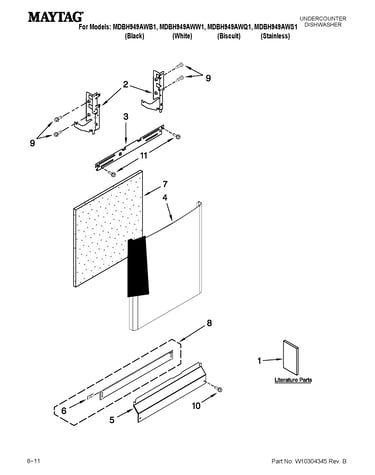 Door and panel parts