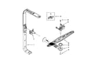 Maytag MDBH949AWS1 upper wash and rinse parts diagram