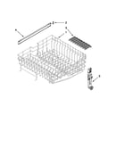 Upper rack and track parts