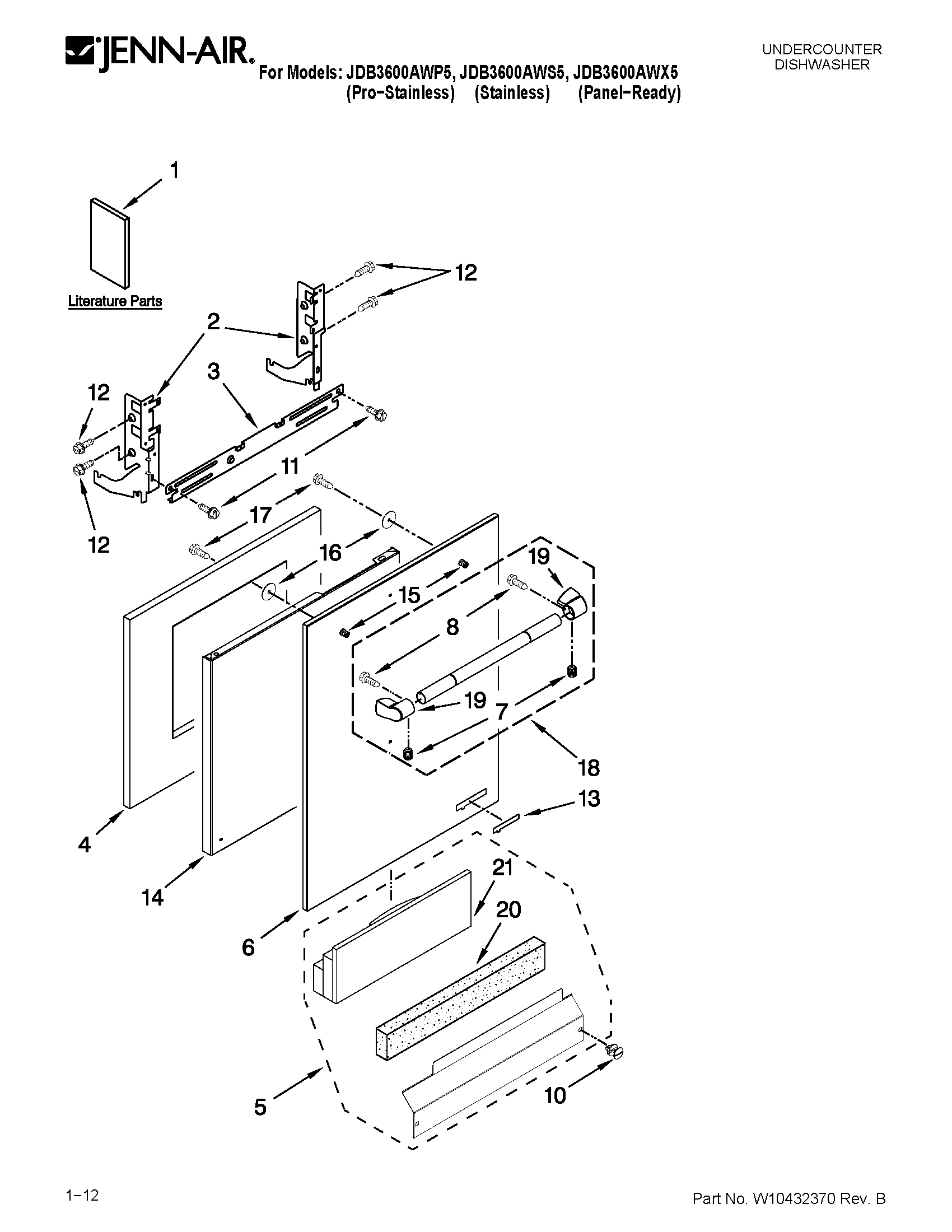 Door and panel parts