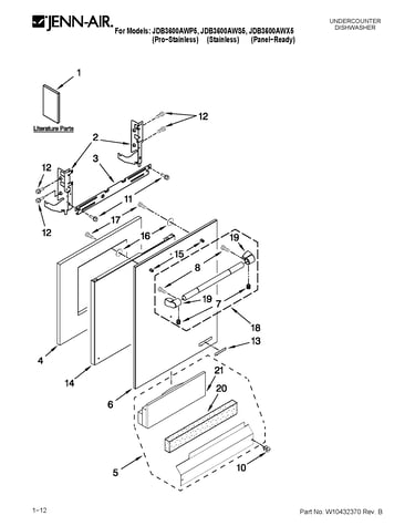 Door and panel parts