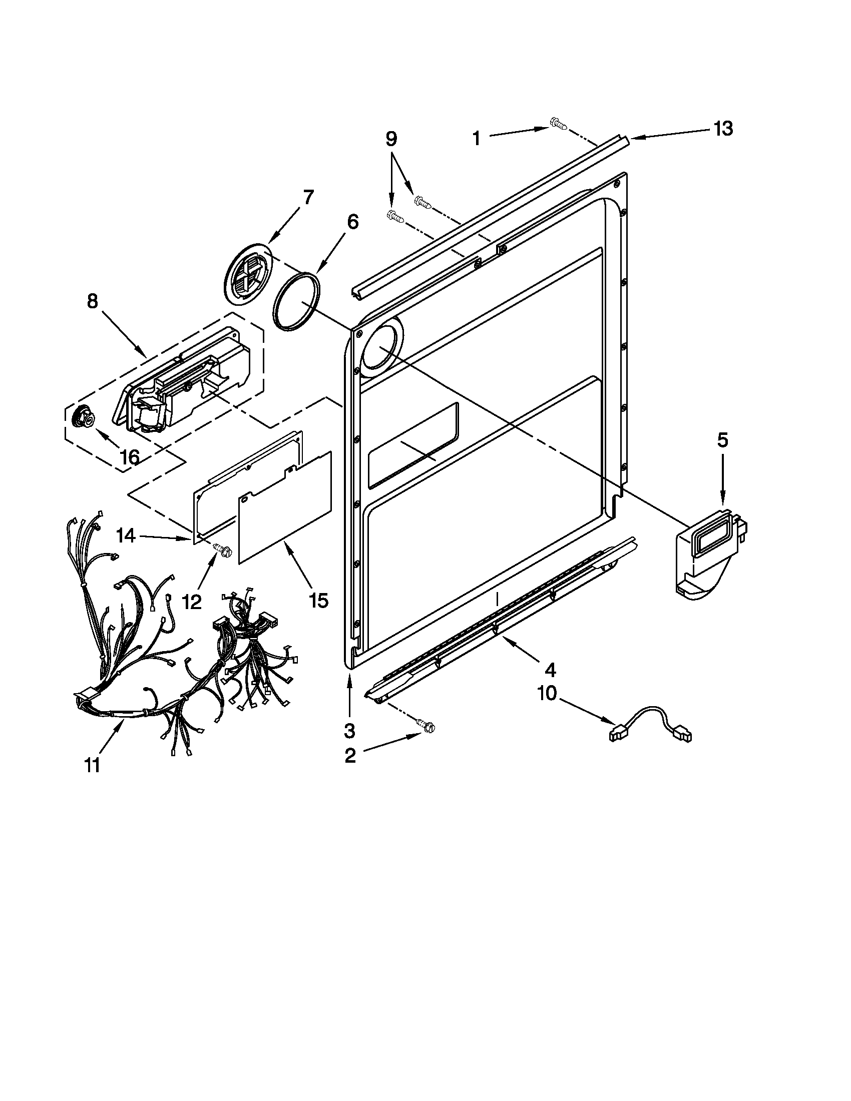 Inner door parts