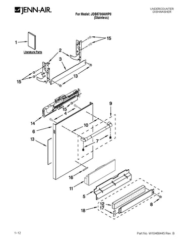 Door and panel parts