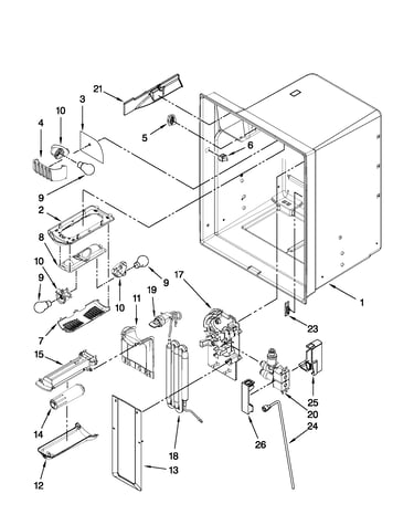 Refrigerator liner parts