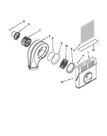 Blower unit parts