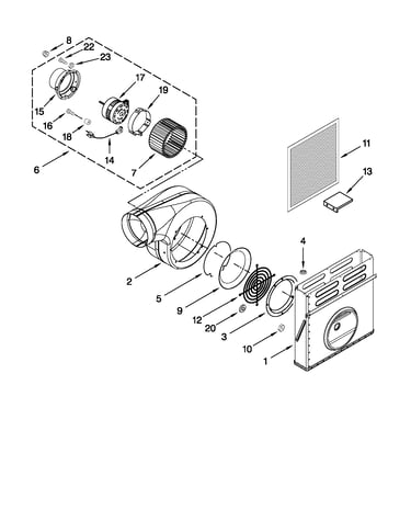 Blower unit parts