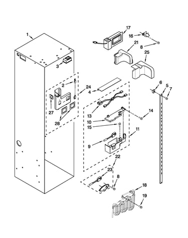Refrigerator liner parts