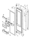 Refrigerator door parts